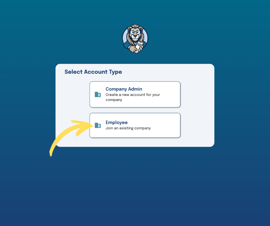 Employee Account Select Employee Account